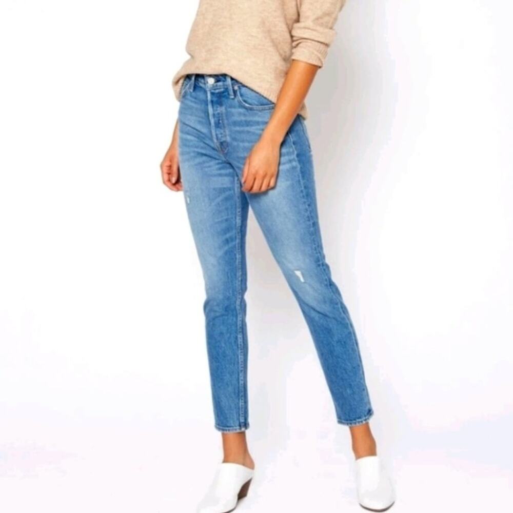 NEW NOEND Eve Slim Straight Jeans  SZ 28